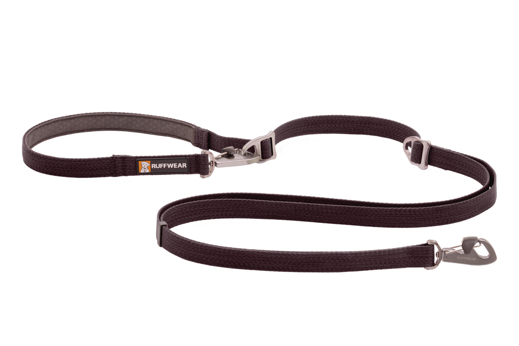 Adjustable Double-Ended Dog Leash Basalt Gray (042)