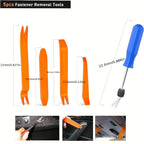 Car Body Fasteners Kit – Snap Rivets, Wing Expansion Screws & Willow Nails, Universal Automotive Retainer Clips for Car Body Panels