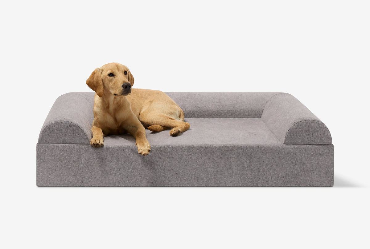Seven-Inch Orthopedic Dog Bed, Sofa Edition / Large - 48" x 30" x 7" / Pebble Microplush