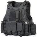 Tactical Outdoor Training Vest for Men Women – Lightweight Protective Hiking Vest with Multi-Pocket Design, Breathable & Adjustable