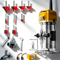Power Tools Shi Tu Electric Wood Router and Edge Trimmer with Adjustable Speed and Accessory Bundle Options