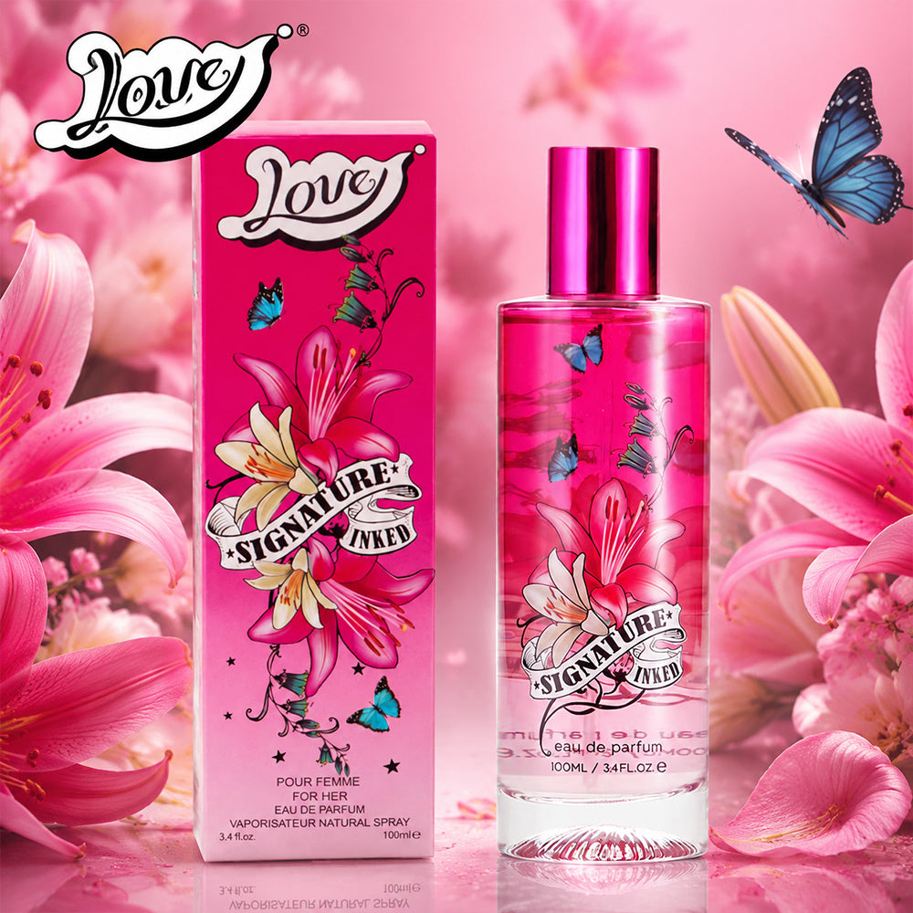 Eau de Parfum Fruity Collection for Women 100ml in Pink Bottles with 4-Note Source Profile