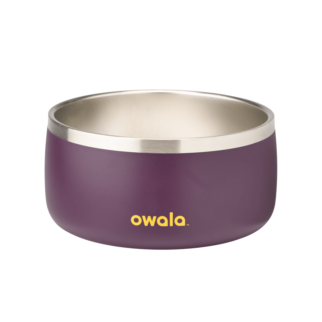 Stainless Steel Pet Bowl 6 cups / Grapeful Fur You