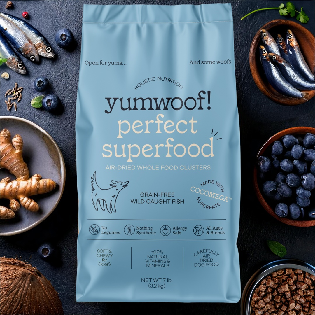 Recipe Based Dog Superfood, Wild Caught Fish / 7 Pound Bag