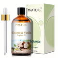Fragrance Oil for Diffuser - PHATOIL 100ml Coconut & Vanilla Scented Oil for Humidifier, Candle Making