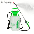 Garden Pressure Sprayer 1.32 Gallon Hand Pump Sprayer with Shoulder Strap Adjustable Nozzle for Plant Watering Lawn Care Pest Control