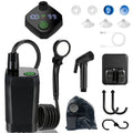 Portable Camping Shower 6000mAh IPX7 120-Min Runtime for Camping, Travel and Outdoor Use, with the Listed Configuration