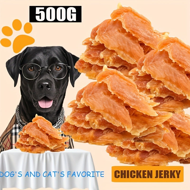 Dog Treats BLACK DUCK Chicken Jerky with Four Retained Count and Weight-Labeled Package Options for Reward Use