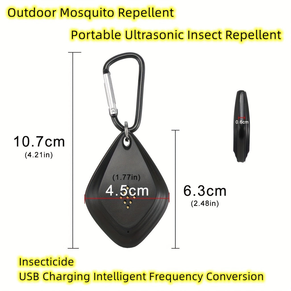 Ultrasonic Pest Repeller USB Mini, Sonic Insect for Mosquitoes, Fleas & Ticks, Portable Variable Frequency Device for Home