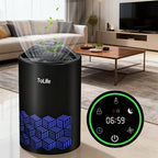 Air Purifier with H13 True HEPA Filter, 25dB Mode, Scent Diffuser and Black or White Finish