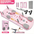 Home Pilates Training Board 8-in-1 – 350LB Capacity, PP Anti-Distortion, Foldable with Resistance Bands & Non-Slip Feet for Shoulders