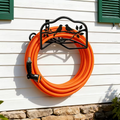 Wall-Mounted Water Pipe Bracket Decorative Bird Butterfly Garden Hose Holder 11x6in
