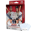 2026 Topps Series 1 Baseball MLB Hanger Box, 59 Cards with Diamante Foil Parallels, Autograph Relics & 6 Toploaders
