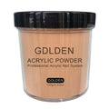Acrylic Nail Powder 4oz Glitter Set 3 Colors Cool Pink Golden Natural for Nail Extensions Sculpting 3D Nail