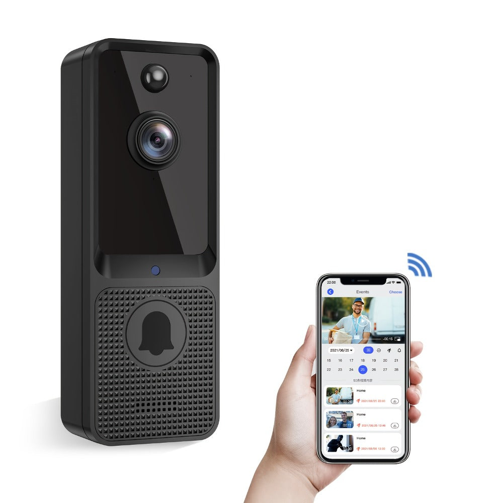 166° Wide Angle Video Doorbell 720P 2.4G 5G Dual-Band WiFi, Color Night Vision, AI Vehicle & Person Detection