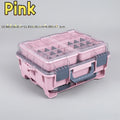 Fishing Tackle Box with Adjustable Dividers & Handle – Multi-Layer Large Capacity Portable Lure Storage Organizer for Hooks