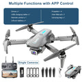 Foldable HD Camera Drone Free Storage Bag USB-C Charging 3D Flips Single or Dual Camera Built-in Screen Remote