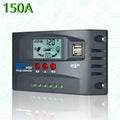 MPPT Solar Charge Controller 12V 24V – 150A/200A Auto-Tracking Solar Panel Regulator with LCD Display, Dual USB Port