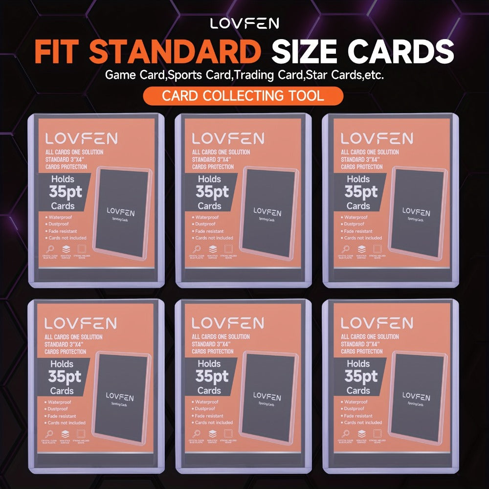 Top Loaders for Trading Cards 500 Count Hard Plastic 3x4 Card Holders – Rigid Protective Cases for Sports Cards