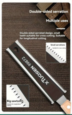 Japanese Pull Saw Set 3-Piece Double-Sided Hand Saw with Fine & Coarse Teeth Flush Cut Tenon Saw for an Everyday Personal Care Routine