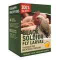 Dried Black Soldier Fly Larvae for Chickens – High Protein BSF Larvae Treats with Calcium for Laying Hens Ducks Quail Birds Reptiles Non-GMO