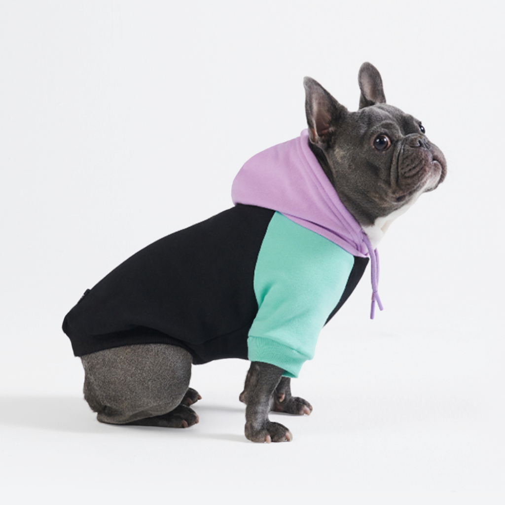 Stretch Fleece Dog Hoodie, L