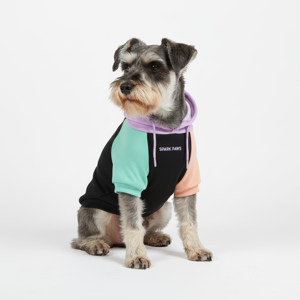 Stretch Fleece Dog Hoodie, M