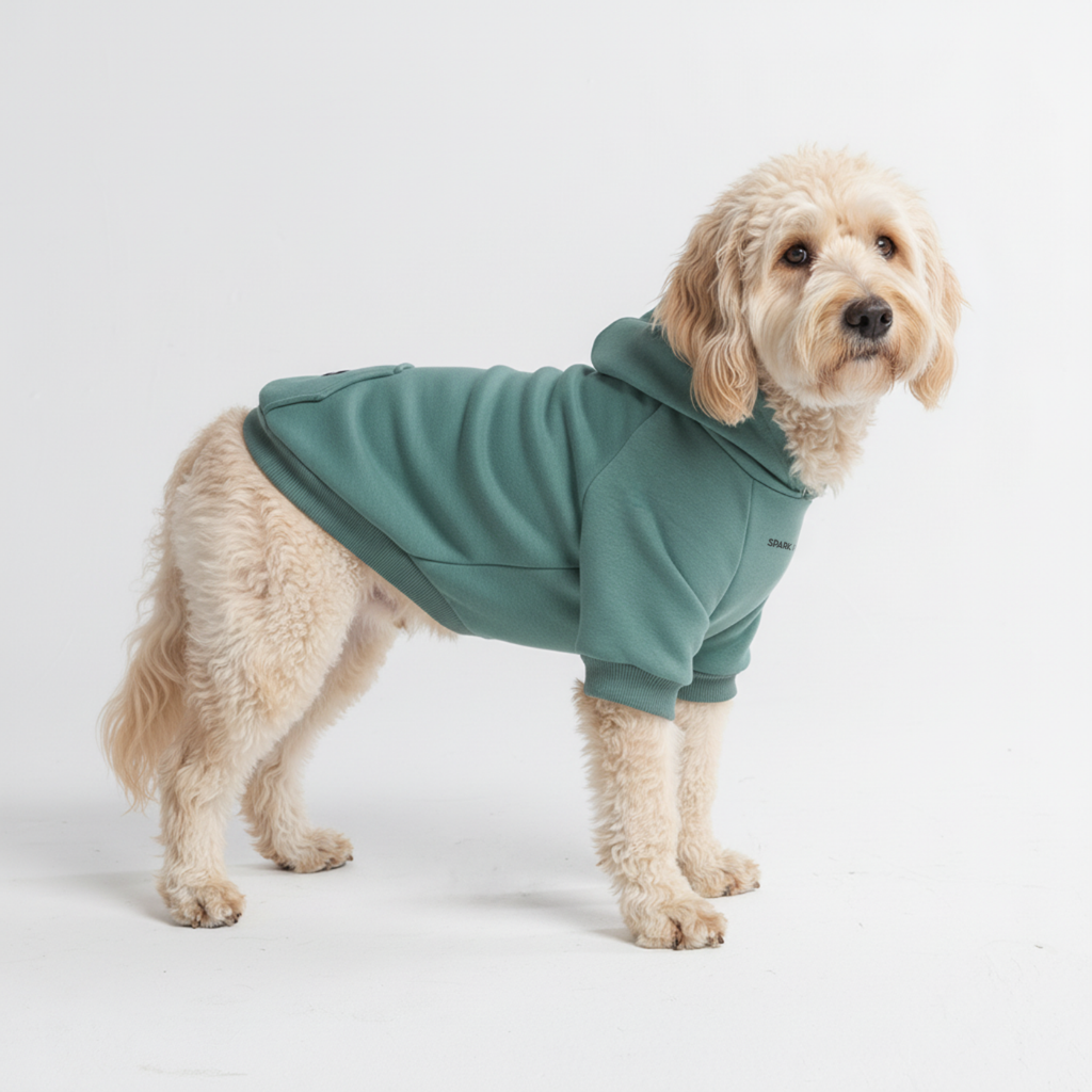 Fleece-Lined Dog Hoodie, 2XL