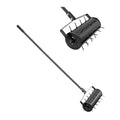 Rolling Lawn Aerator with 18- or 21-Inch Drum, 27 Spikes and Detachable Three-Section Handle