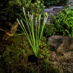 Solar Garden Lights Reed Stakes, IP54 with Warm White or Multicolor in 1/2-Piece Packs for Pond Decor