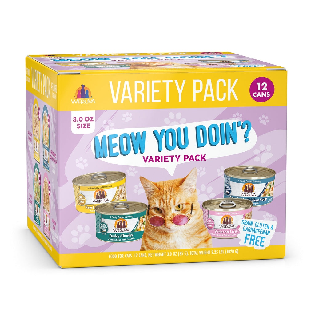 Chicken Wet Cat Food Variety Pack, 3oz Can / 12pk