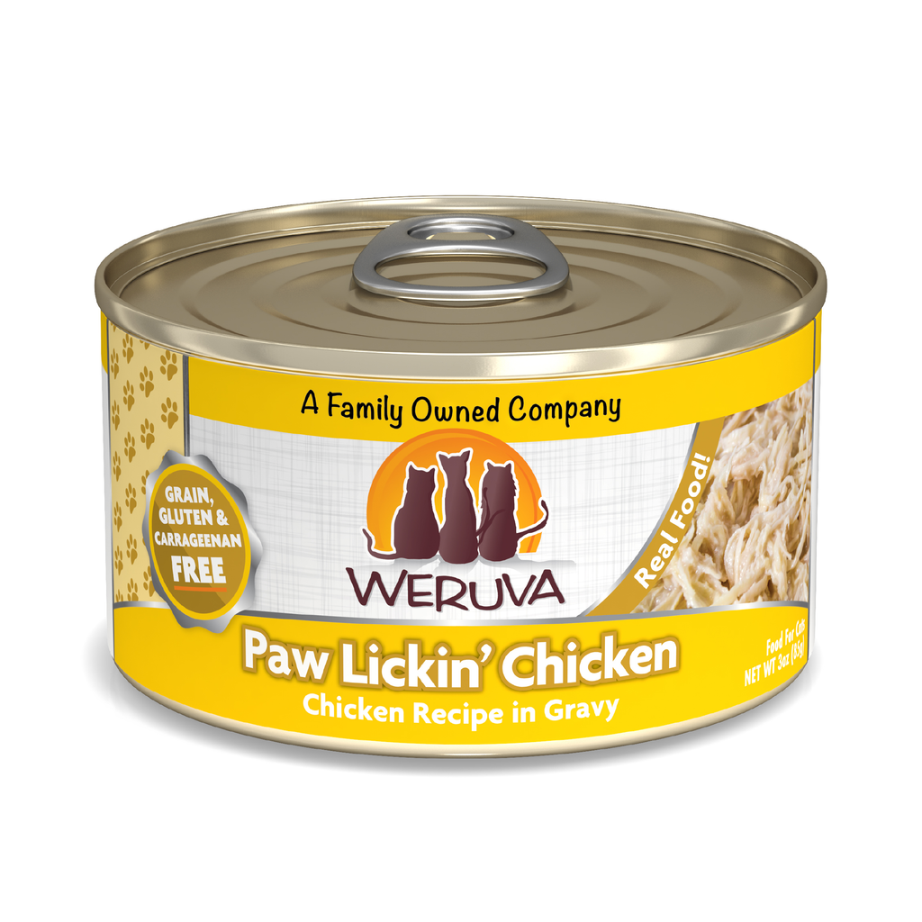 Shredded Chicken Wet Cat Food, 3oz Can / 24pk