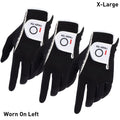 Wet Weather Golf Gloves Rain Grip 3-Pack for Men | Breathable Water-Resistant Golf Gloves for Left & Right Hand