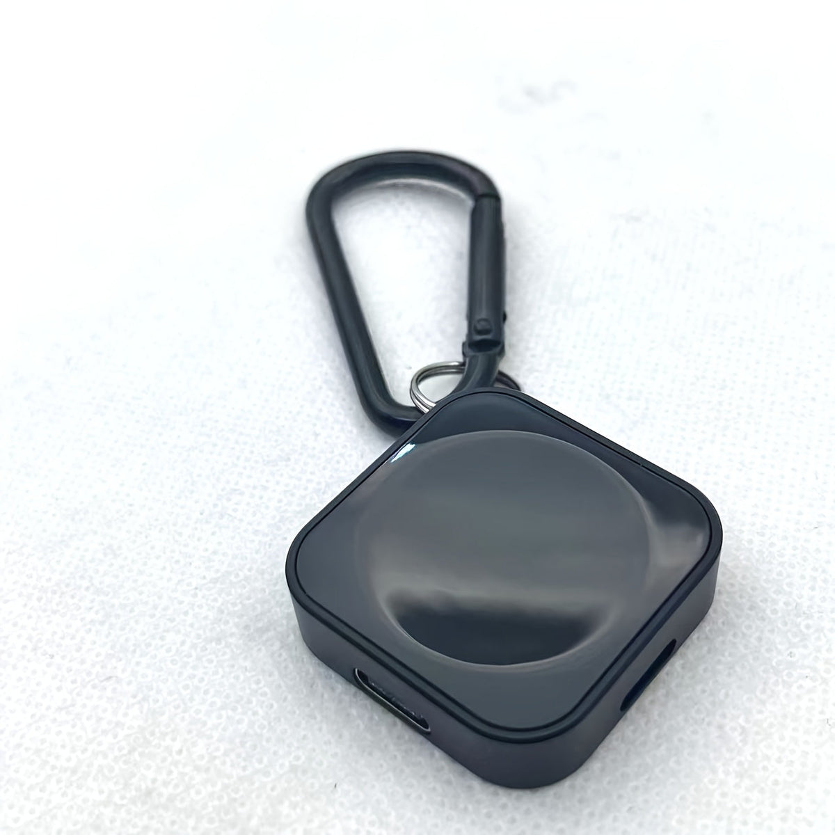 Portable Watch Charging Case with Carabiner, Square Magnetic Cradle and Six Color Checkout Options