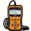 OBD2 Scanner Car Diagnostic Tool – CAN Protocol Code Reader with Freeze Frame, I/M Monitor, 9 Protocols & 6 Languages