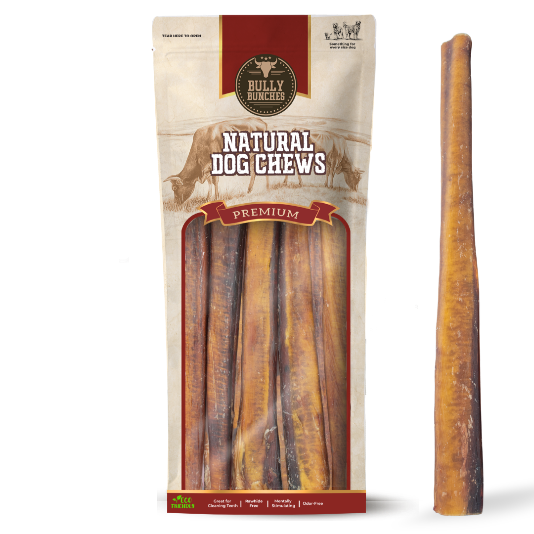12 Inch Monster Bully Stick Dog Chew, 1 Stick