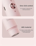 Electric Epilator for Women Double Head USB Rechargeable Hair Removal Shaver Bikini Trimmer Body Private Area Grooming Device