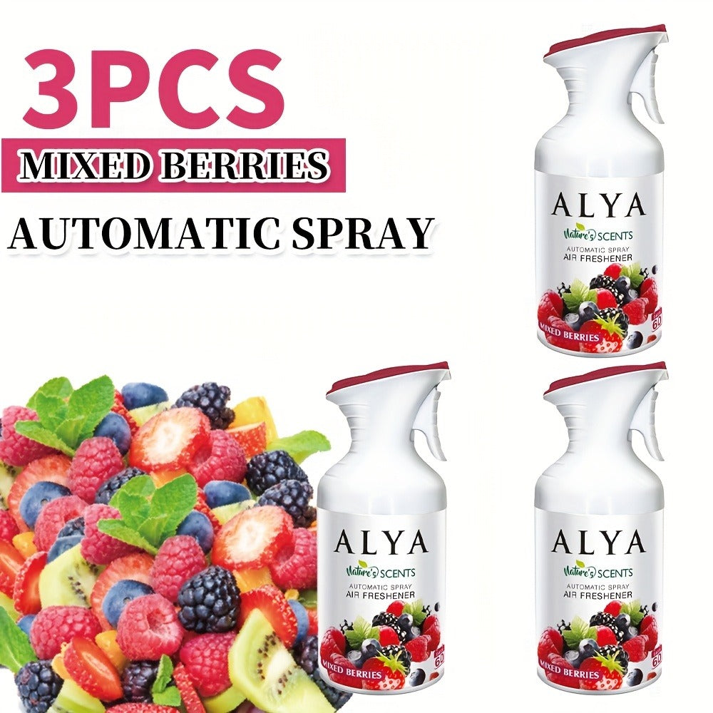 Aromatherapy Air Freshener Spray 8.45oz, 6 Scents: Lavender, Magnolia, Mixed Berries, Ocean, Cool Linen & Vanilla