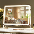 Vanity Mirror with Lights and 5X Magnifying Spotlight, for Makeup, Travel and Everyday Vanity Use