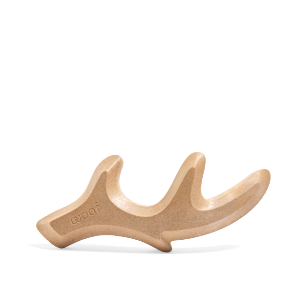 Plant Powered Durable Dog Chew Bone, Small / Antler