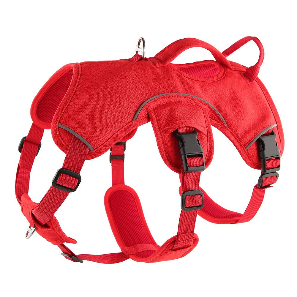 Escape-Resistant Sighthound Harness, XXS (38-48cm) / Red