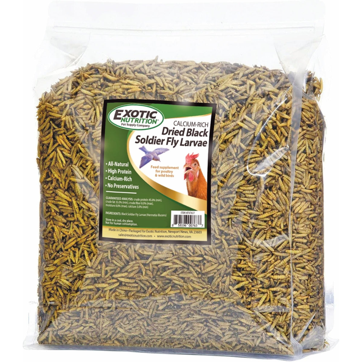 Dried Black Soldier Fly Larvae product image 1