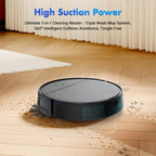 Robot Vacuum Cleaner 5000Pa 3-in-1 Sweep Vacuum Mop with Auto Charging App Voice Control for Entryways, Bedrooms and Living Spaces