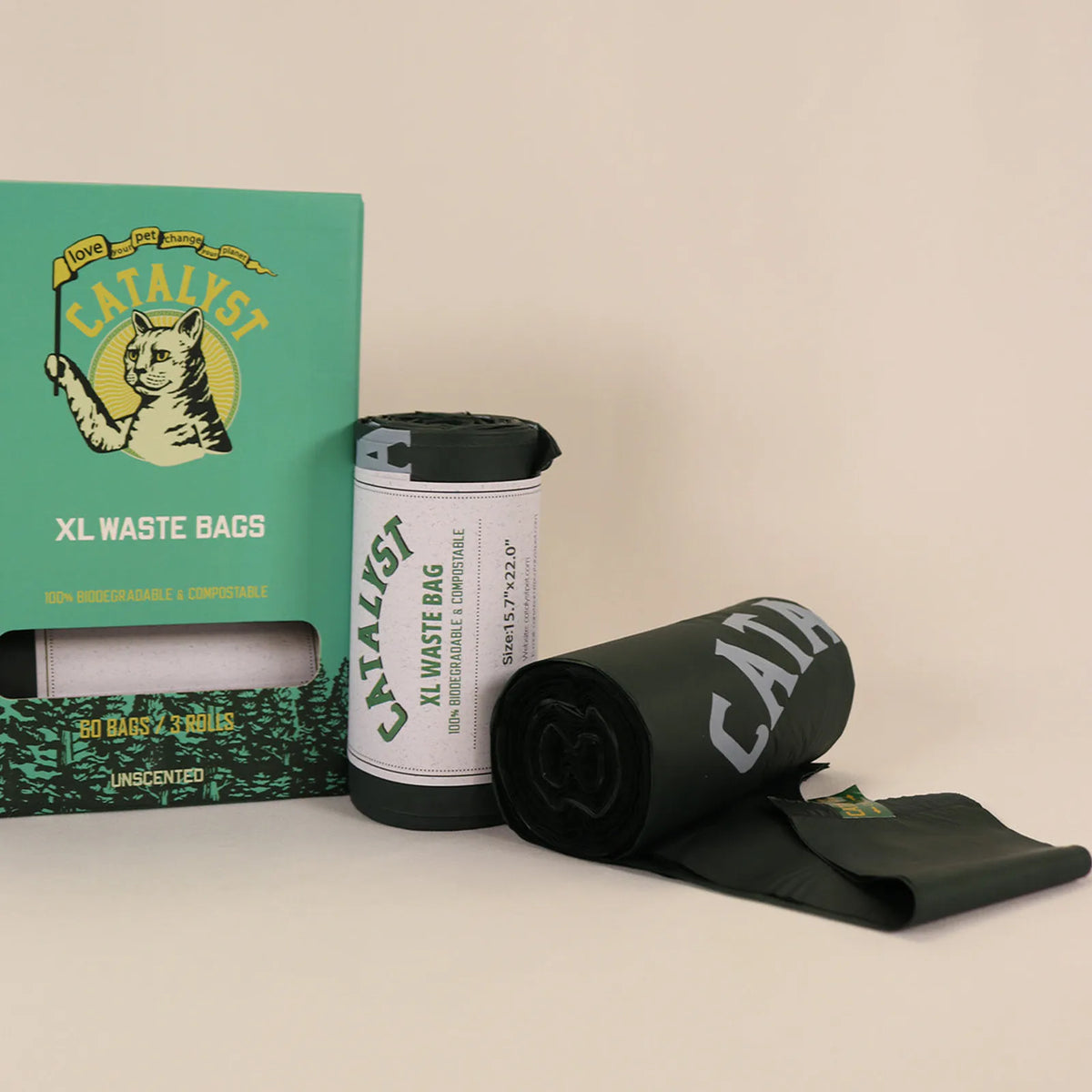 Catalyst Biodegradable Pet Waste Bags XL / 60 bags variant
