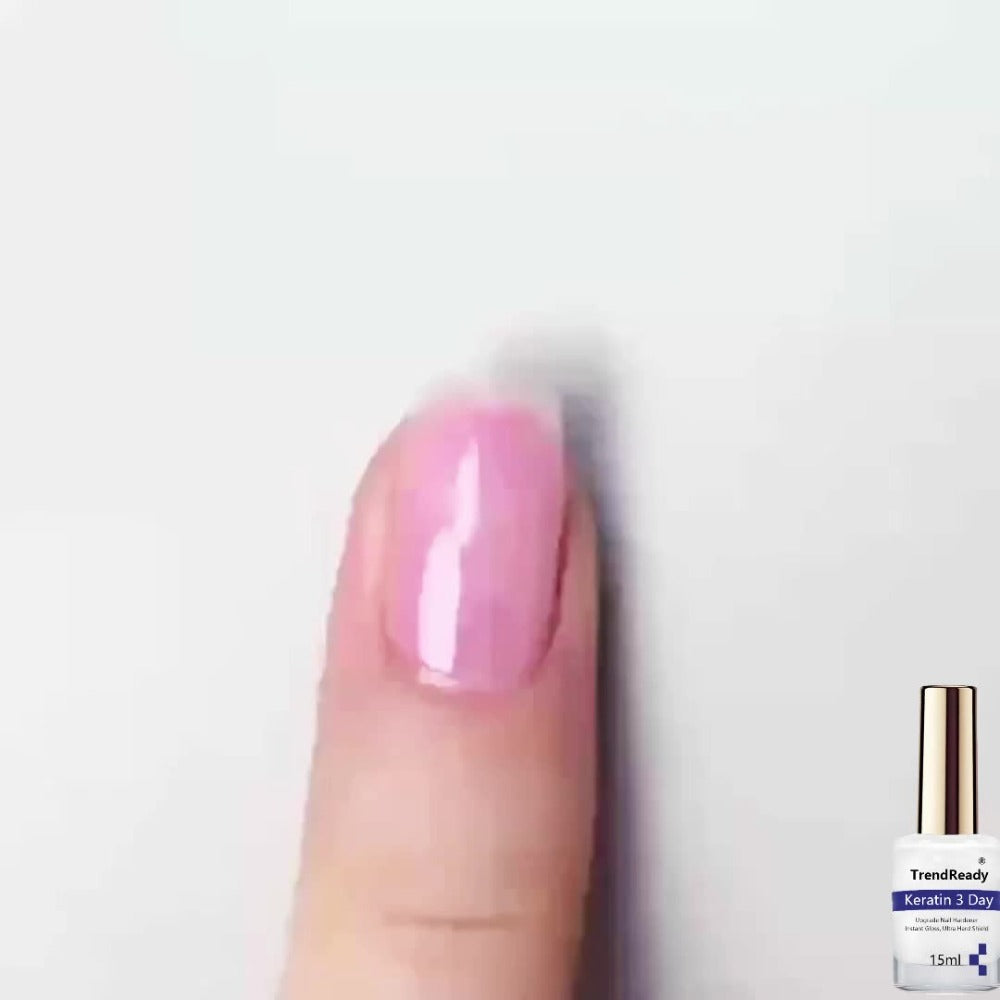 Nail Hardener for Weak Brittle Splitting Nails 2 Pack – Fast Drying White Nail Strengthener with Vitamin E