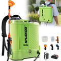 Battery Powered Backpack Sprayer 3.2 Gallon 0-80 PSI Adjustable Electric with the Listed Color, Size or Set Options for Everyday Carry