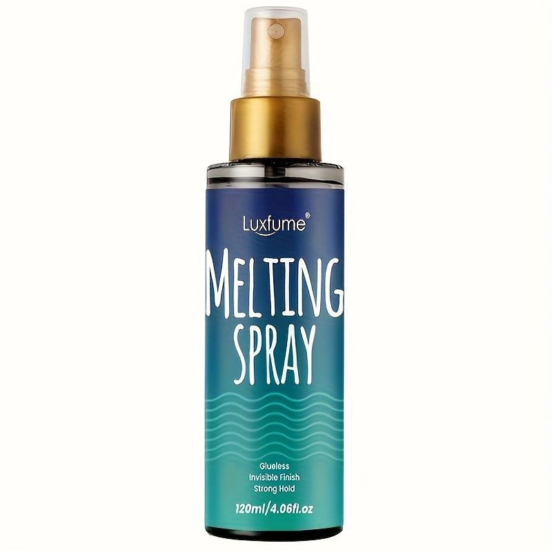 Lace Melting Spray for Wigs Invisible Hold No Residue Strong Bond Transparent Wig Adhesive for Home, Travel and Salon Hair Styling