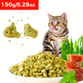 Catnip Cat Treats 150g – Catnip Cookie & Catgrass Molar Stick, Dried Fish Snack for Cats, Teeth Cleaning Dental Chew