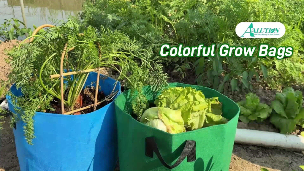 5/7/10/15 Gallon Plant Grow Bags, 7Pack Colourful Fabric Planters Plant Pots Garden Bags To Grow Vegetables With Reinforced Handles