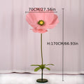 Giant Paper Poppy Artificial Flower - Super Large Floor Standing Fake Flower for Wedding Backdrop